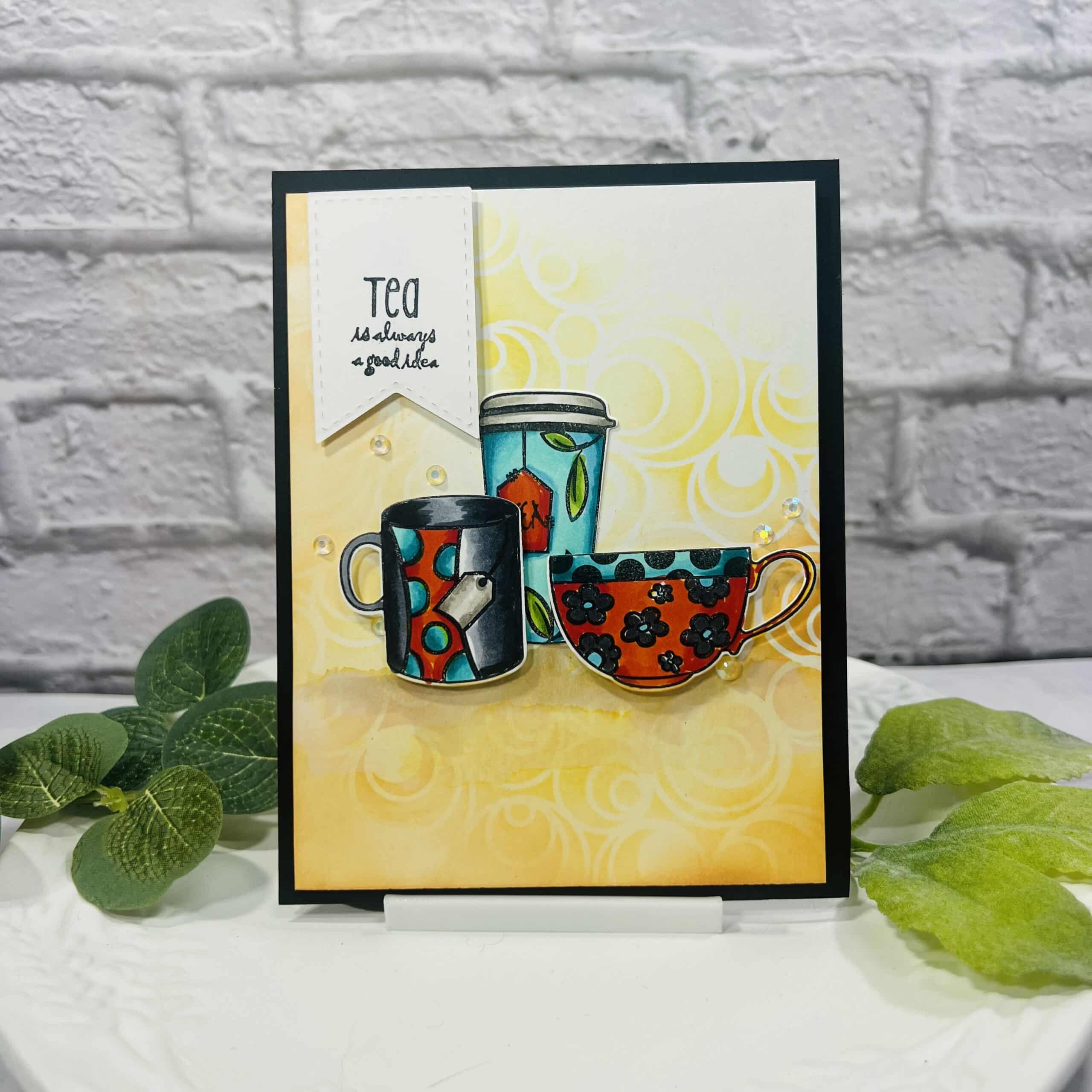 Prickley Pear Stamps Tea and Honey Inspired Card