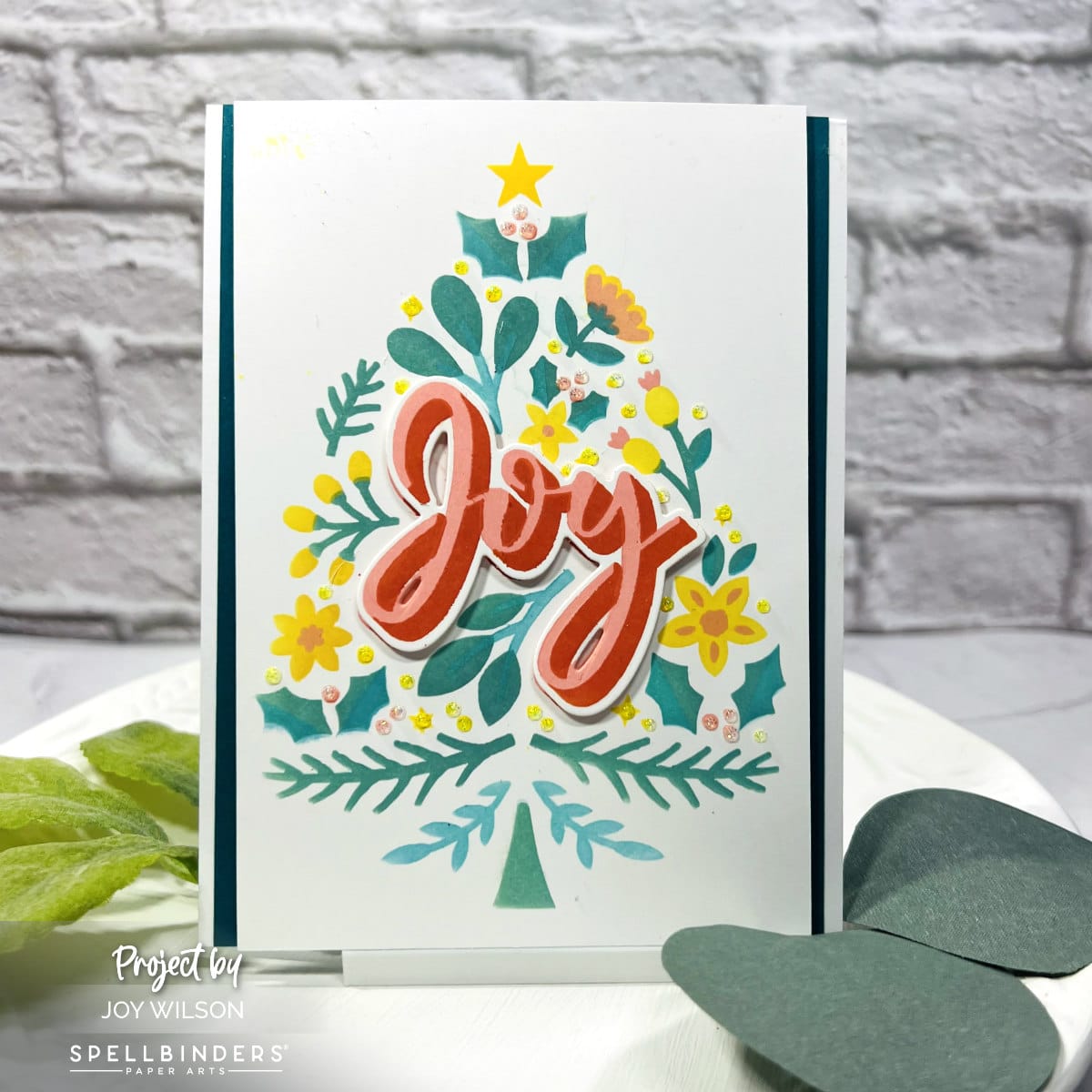 Saltwater Taffy Color Inspired Christmas Card