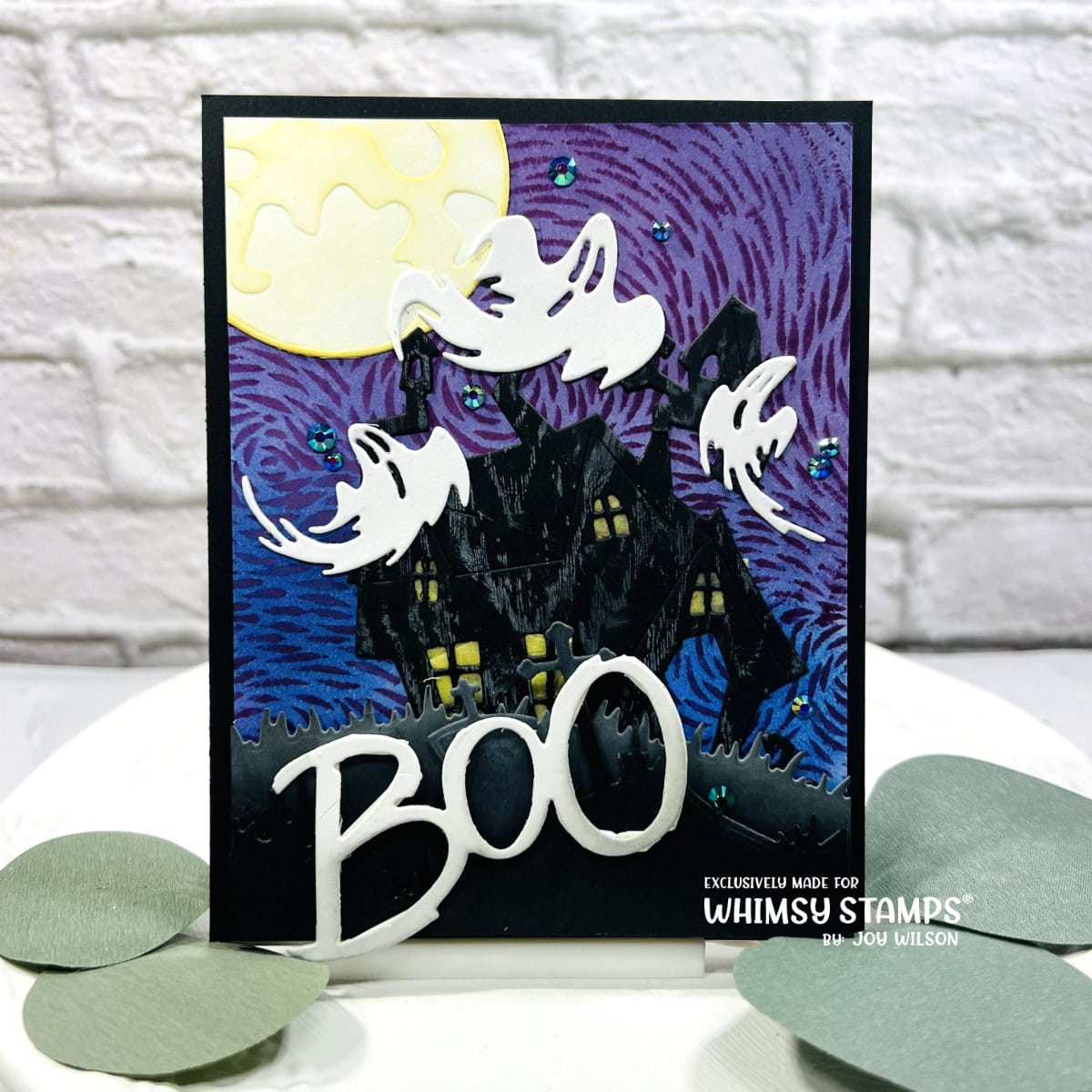 How To Create a Haunted Mansion Inspired Halloween Card