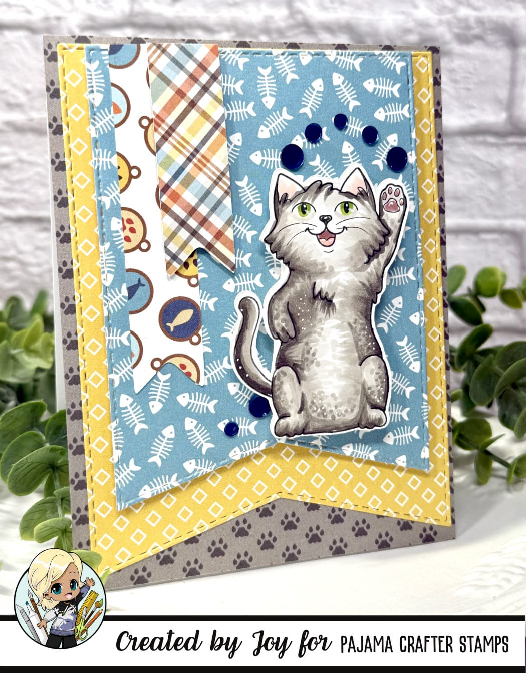 Coloring the Cute Cats from the High Five Stamp & Die Bundle!