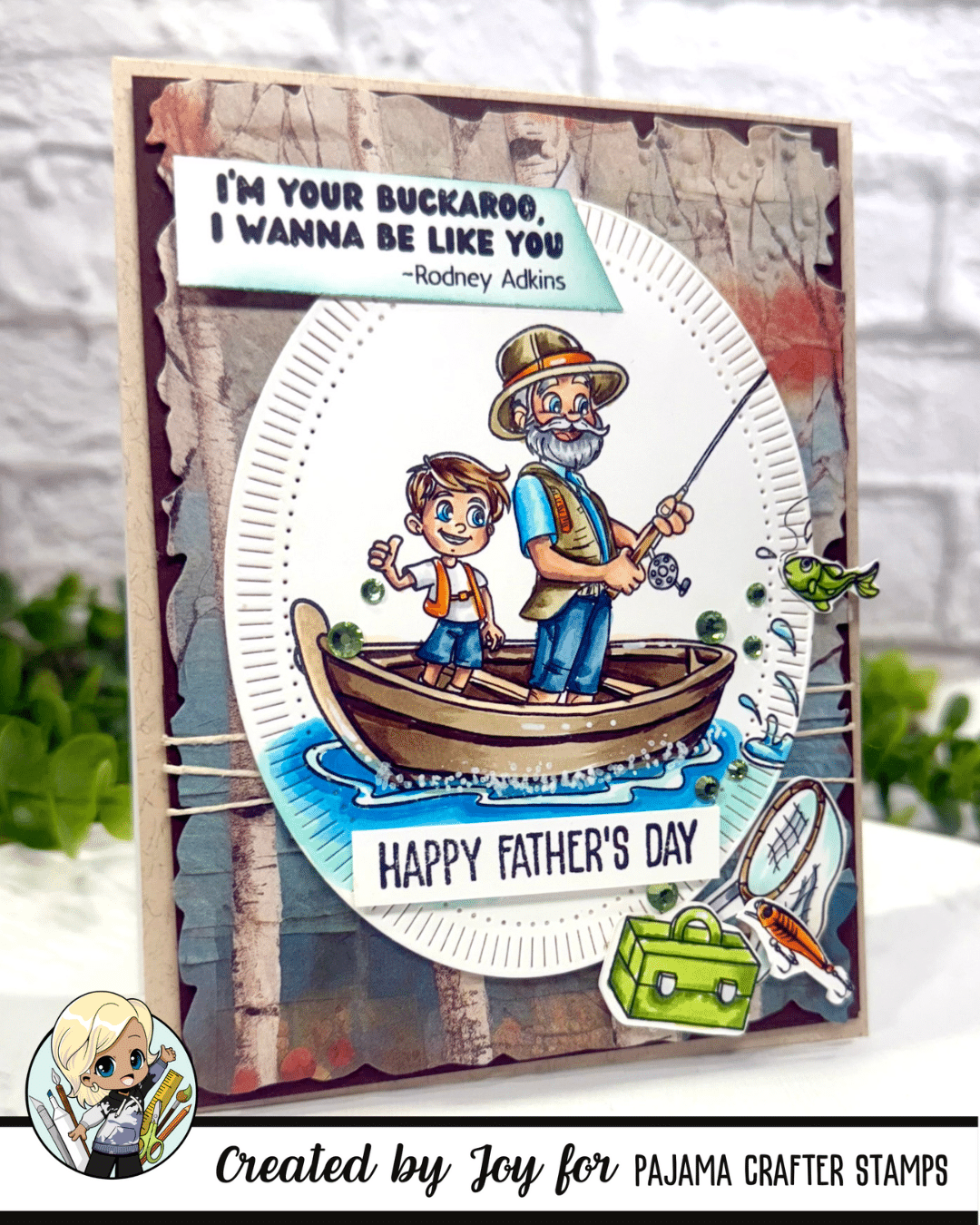 A Father’s Day Fishing Tale: Crafting the Perfect Card with “I Wanna Be Like You”