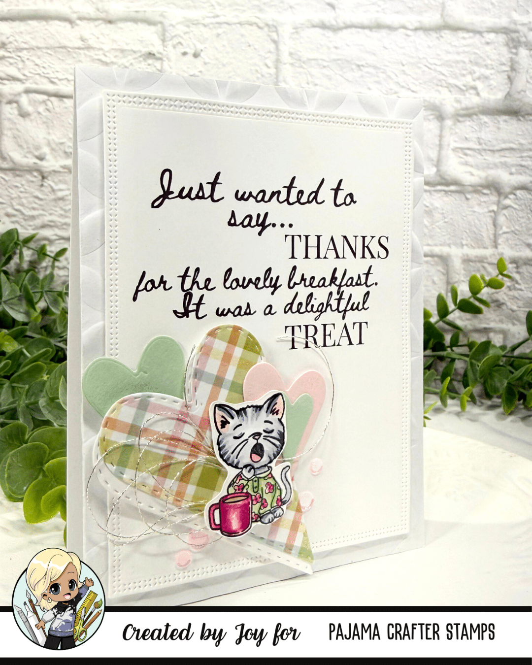 Craft Roulette Entry: A Cute Thank You Note