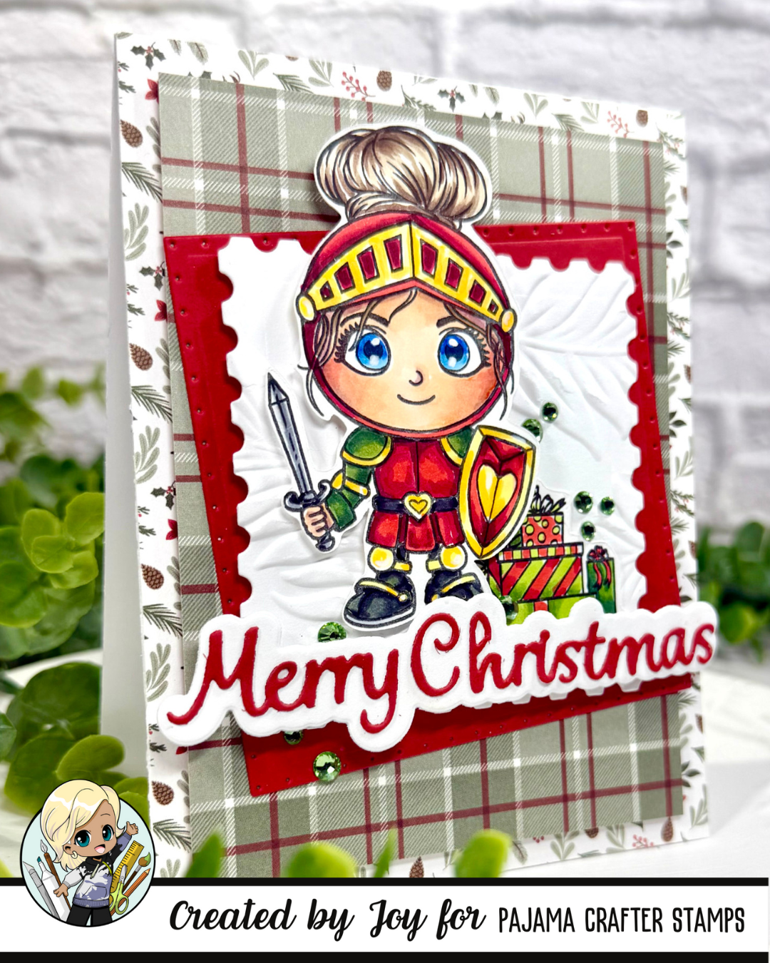 Toy Soldier Cheer | Craft Roulette Challenge Card